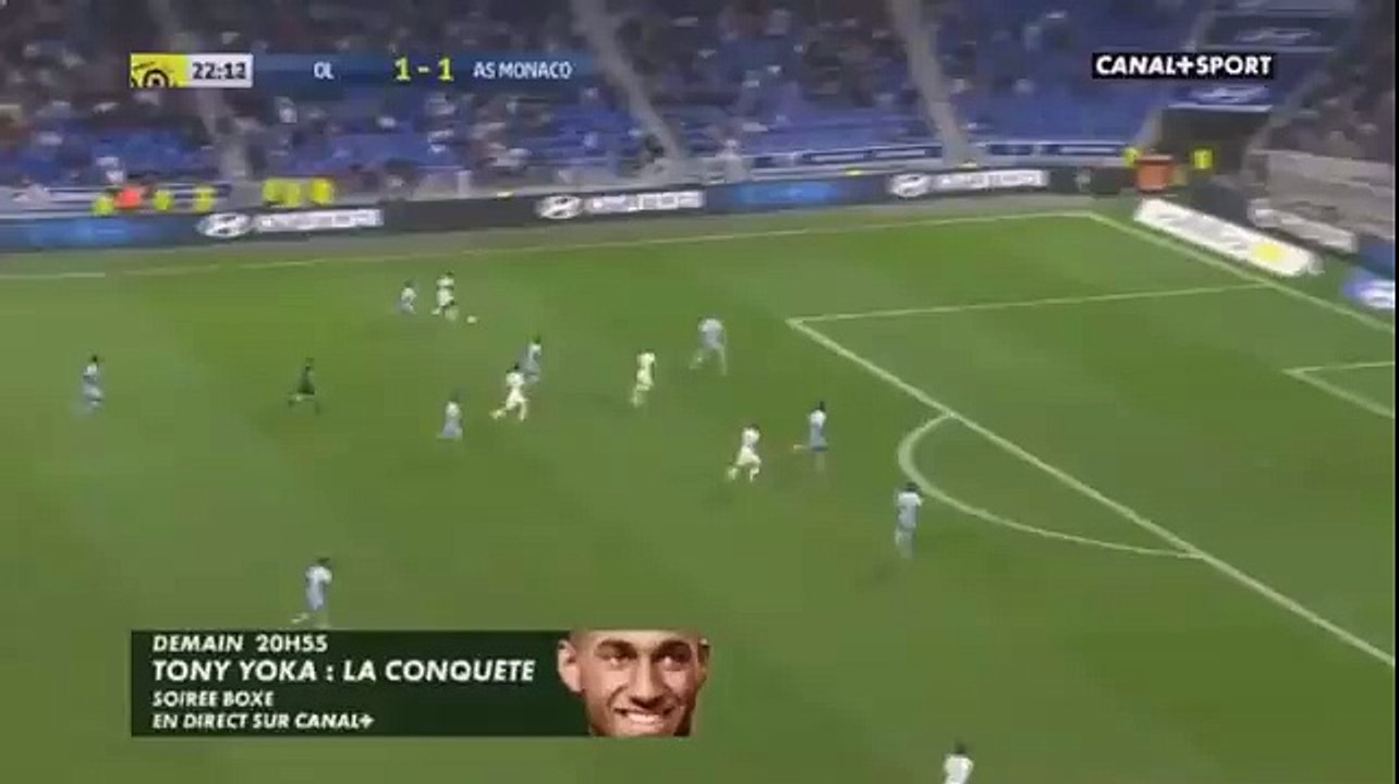 Résumé Lyon vs Monaco vidéo but Buts Nabil Fékir 2-1