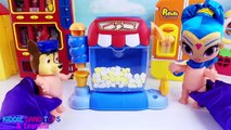 Moon Dough Playdoh Popcorn Machine Paw Patrol PJ Masks Pororo Refrigerator AnPanman Hamburger Stand