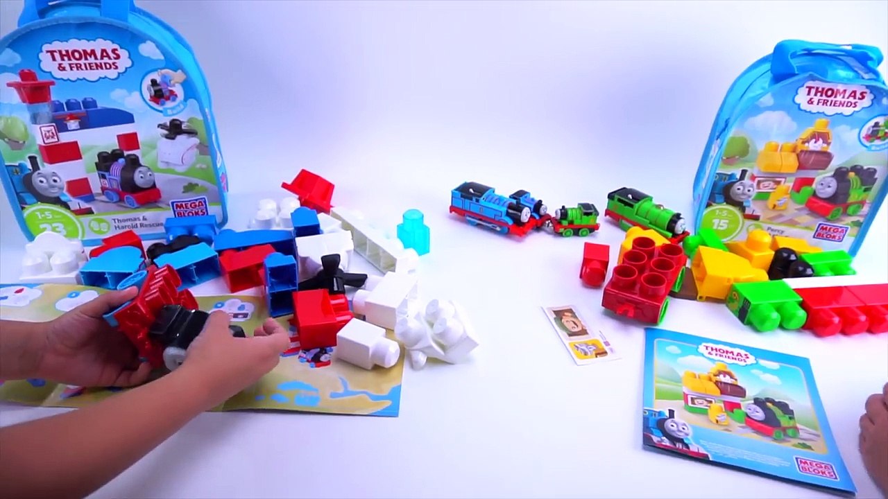 THOMAS AND FRIENDS MEGA BLOKS TANK ENGINE PLAYSETS PERCY TODDLER BUILDING BLOCKS TRAINS