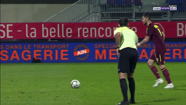 0-5 Lopez Penalty Goal France Ligue 2 - 13.10.2017 Bourg-Péronnas 0-5 RC Lens
