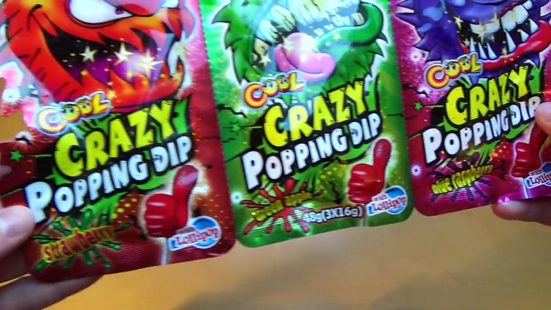 Cool Crazy Popping Dip Lollipops Popping Candy Video Dailymotion
