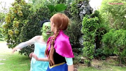 POCAHONTAS STUCK in JAIL vs ABOMINABLE SNOWMAN w/ Spiderman & Maleficent - Fun Movie in Real Life