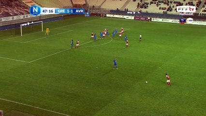 Coup franc très bien joué !