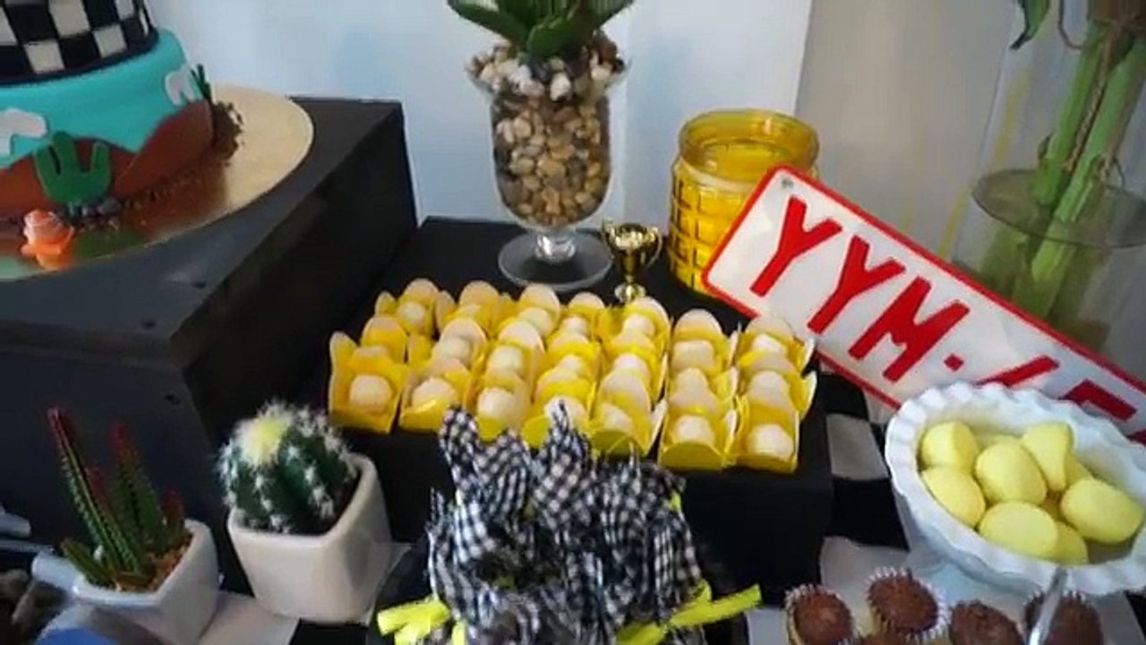 FESTA CARROS EM CASA -COMO DECORAR POR KATHERINNE RIBEIRO
