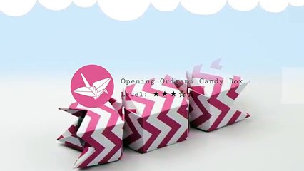 Origami Opening Square Candy Box ♥︎ DIY ♥︎ Gift Box ♥︎ Paper Kawaii