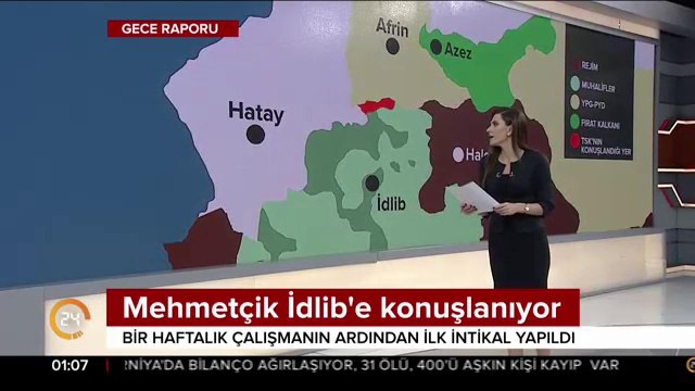 Mehmetçik İdlib'e konuşlanıyor