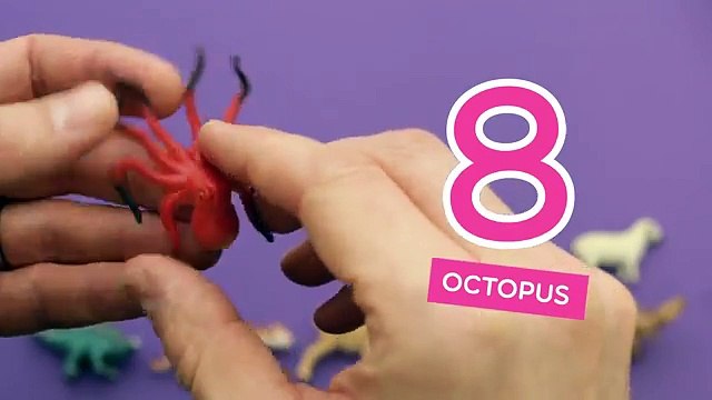 Counting to 20 With Dinosaurs And Other Animals | Learn Animals while Learning to Count to 20