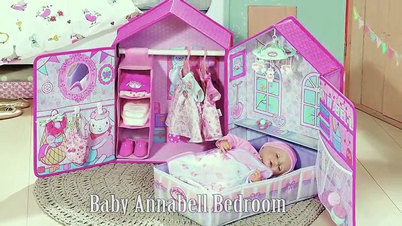 Baby Annabell Bedroom - My Baby Annabell Doll sleeps in her New bed