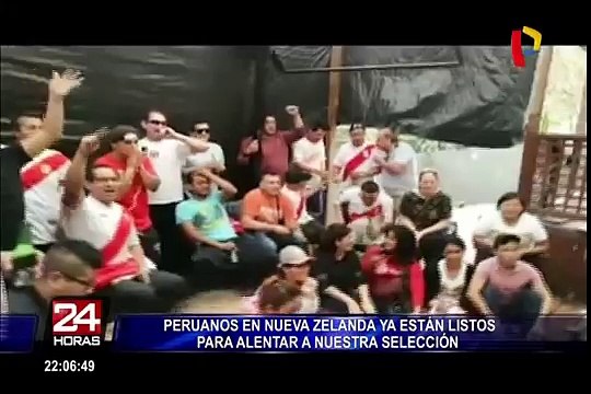 Hinchas peruanos en Nueva Zelanda se preparan para alentar a la 'blanquirroja'