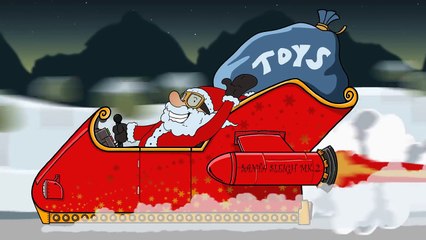 The Santa Run, Animated Short 2D Cartoon for Christmas