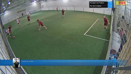 Faute de Julien - Pompiers de Poitiers Vs Pro Tech Habitat - 12/10/17 19:00 - LIGUE 2