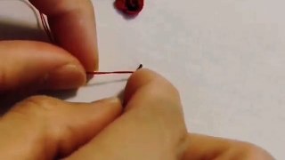 how To Make rose in embroidery with thread