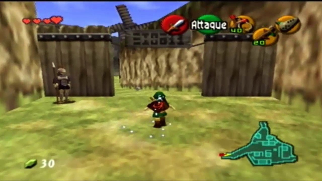 Let's play - Zelda : ocarina of time : épisode 6 , Le village cocorico