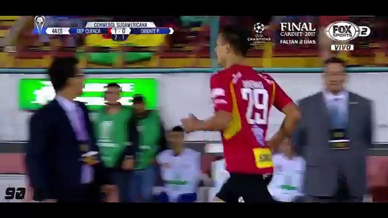 DEPORTIVO CUENCA vs ORIENTE PETROLERO 1(7) - (8)1 TODOS LOS GOLES COPA SUDAMERICANA 2017