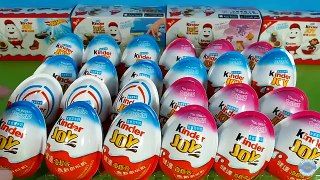 24 Kinder Joy Surprise Eggs, new SPRINTY AND FASHION DOLLS DISNEY PRINCESSES MARVEL MINIONS