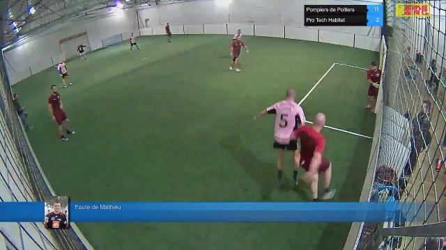 Faute de Mathieu - Pompiers de Poitiers Vs Pro Tech Habitat - 12/10/17 19:00 - LIGUE 2
