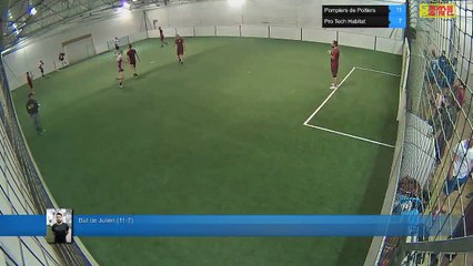 But de Julien (11-7) - Pompiers de Poitiers Vs Pro Tech Habitat - 12/10/17 19:00 - LIGUE 2