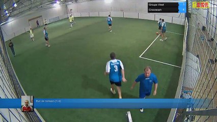 But de romain  (1-4) - Groupe Vinet Vs Crocowash - 12/10/17 20:00 - LIGUE 4 - Poitiers Game Parc