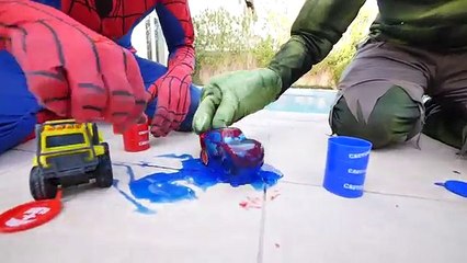 Learn Colors w/ SLIME BAFF on CAR! Children Song Finger Family Nursery Rhymes for Kids & Cars 3 Toy