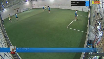 But de romain  (3-5) - Groupe Vinet Vs Crocowash - 12/10/17 20:00 - LIGUE 4 - Poitiers Game Parc
