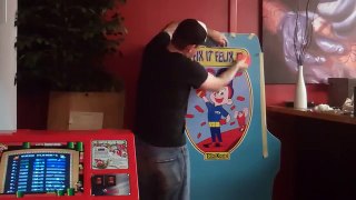 Fix It Felix - Wreck It Ralph graphics install on my Nintendo arcade cab.