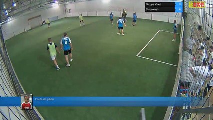 Faute de julien - Groupe Vinet Vs Crocowash - 12/10/17 20:00 - LIGUE 4 - Poitiers Game Parc