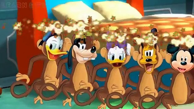 Five Little Disney Princess Jumping on the Bed Five Little Monkeys Jumping on the Bed Nursery Rhymes