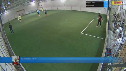 But de romain  (11-10) - Groupe Vinet Vs Crocowash - 12/10/17 20:00 - LIGUE 4 - Poitiers Game Parc