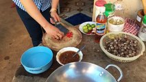 Village Food Fory - Cooking Shell with tamarind - Popular Food in Cambodia