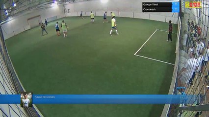 Faute de Dorian - Groupe Vinet Vs Crocowash - 12/10/17 20:00 - LIGUE 4 - Poitiers Game Parc
