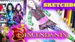 Disney DESCENDANTS EVIE SKETCH-TO-GO ! Design a Cool Outfit Everywhere You Go!