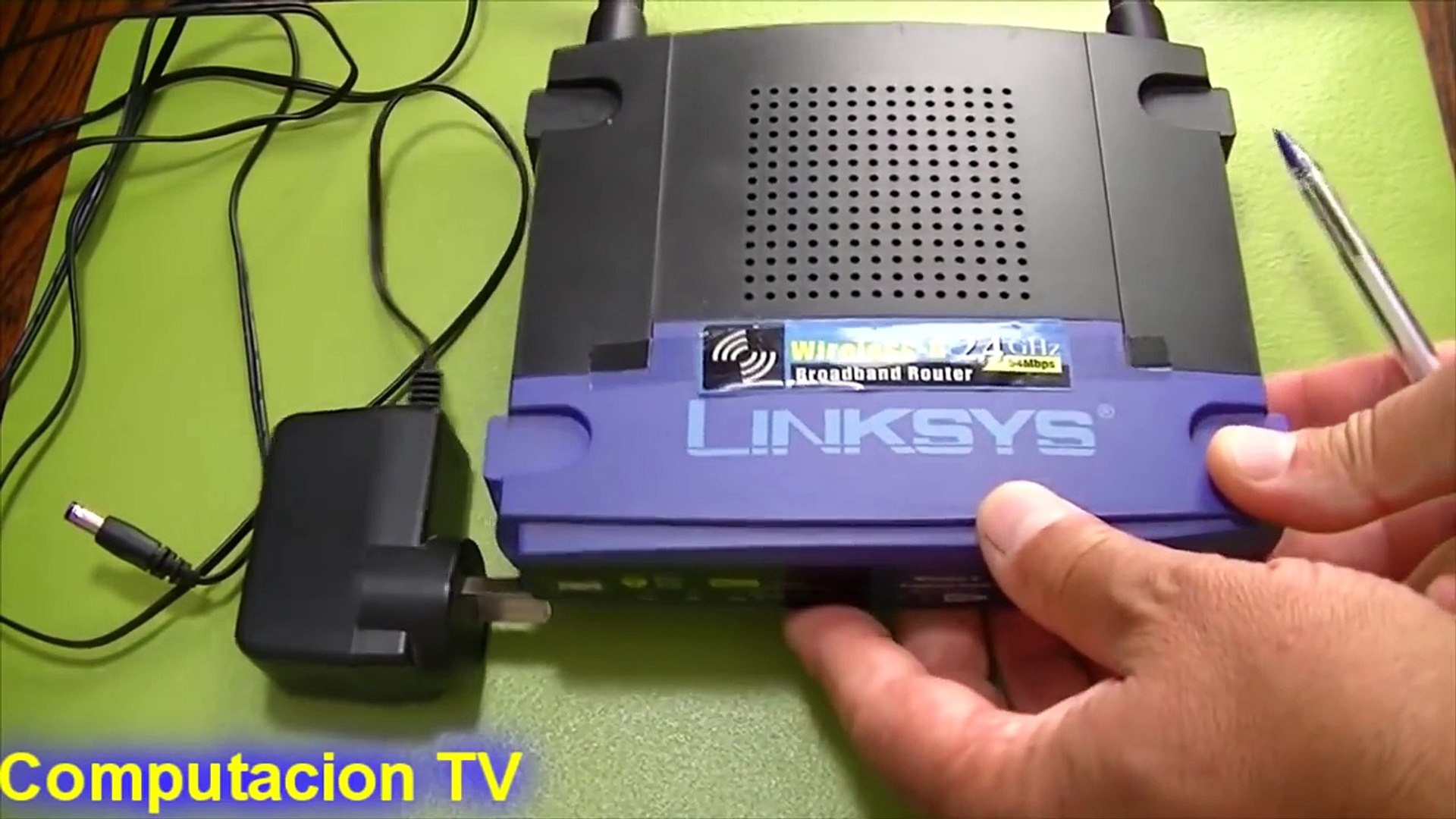 Configuracion de router linksys wrt54g - Vídeo Dailymotion