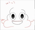 How to Draw Emojis - Poop Emoji, Pile of Poo