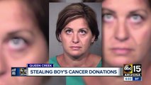 Queen Creek Mom accused of stealing from kid with cancer