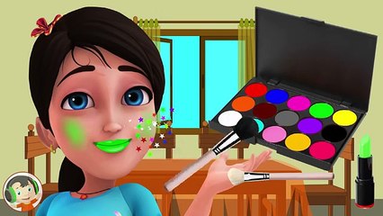 Reva Shiva Makeup Prank - Learn Colors for Kids and Toddlers