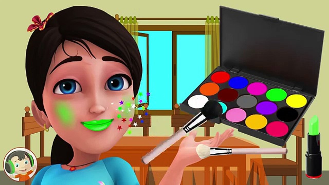 Reva Shiva Makeup Prank - Learn Colors for Kids and Toddlers