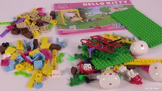 Hello Kitty Playground Series - Oxford Building Blocks - Toy Unboxing and Speed Build