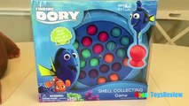 Disney Finding Dory Fishing Game Shell Collecting Chocolate Eggs Surprise Toys Disney Cars Go Fishin
