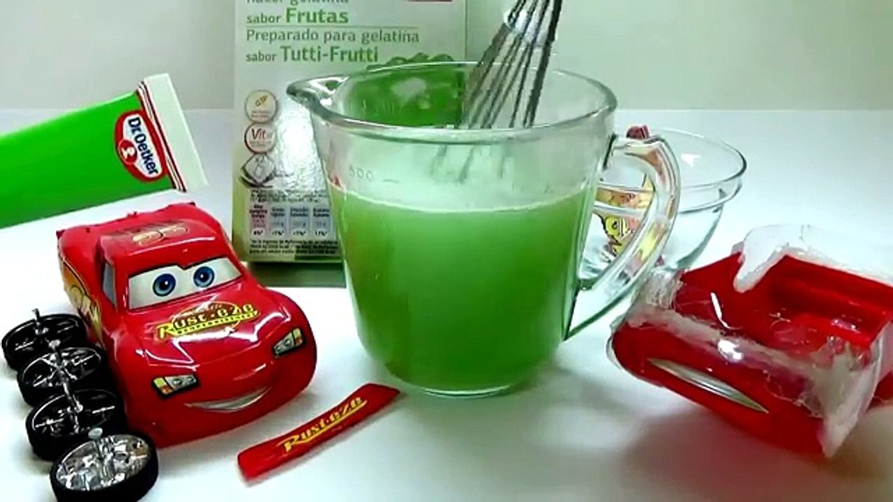 RAYO MCQUEEN DE DISNEY PIXAR CARS 3 DE TUTIFRUTI QUE SE COME..¡¡ÑAM ÑAM!!
