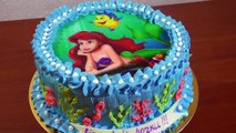 Торт Русалка Как нанести вафельную картинку на торт Mermaid cake