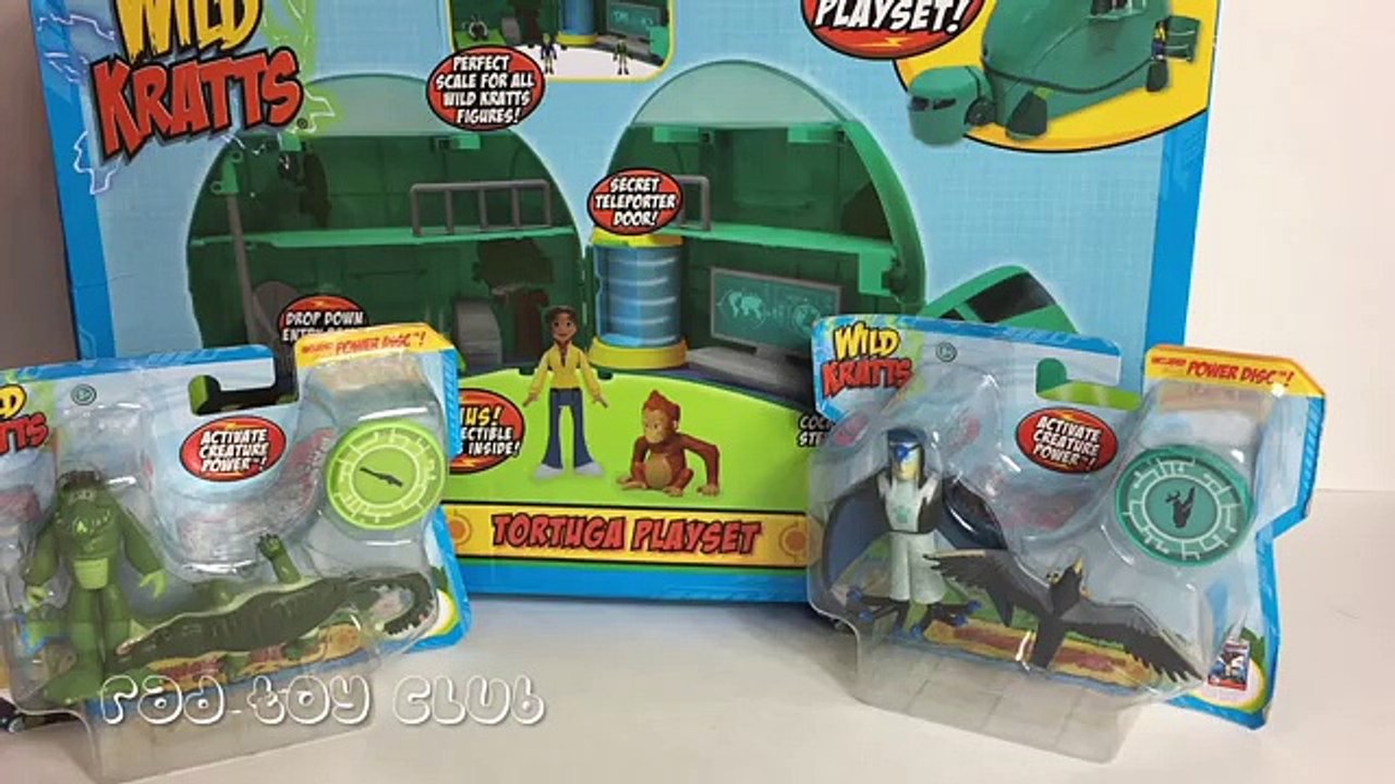 WILD KRATTS Tortuga Toy Unboxing + Surprise Kratts Toys Inside! - video