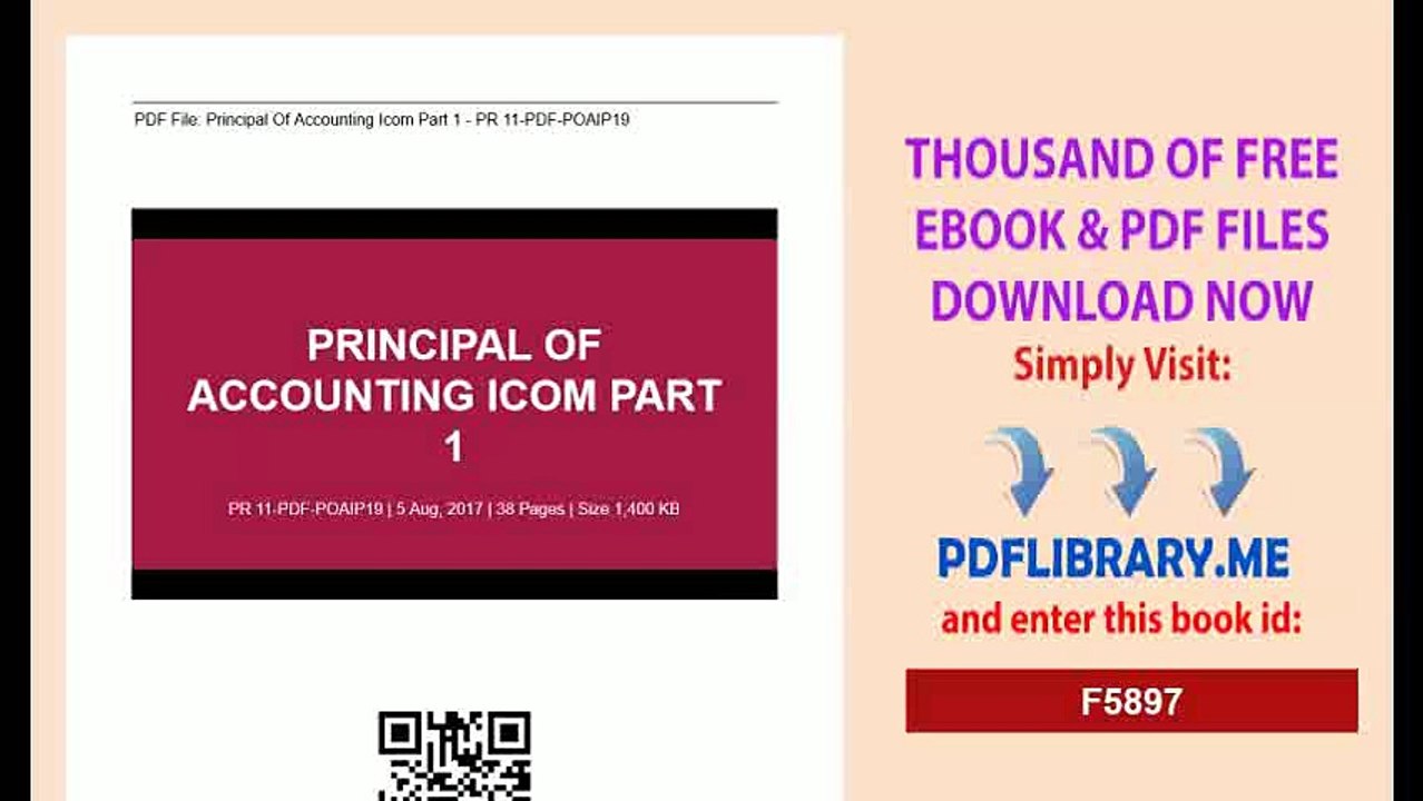 Principal Of Accounting Icom Part 1