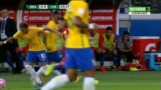 BRAZIL vs CHILE 3-0 All Goals & Highlights HD