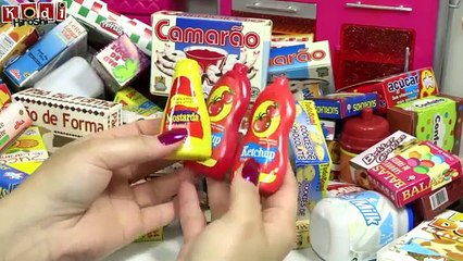 MOSTRANDO TODAS AS MINHAS COMIDINHAS DE CAIXINHAS DE BRINQUEDO