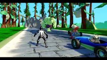 Человек Паук Мультик игра и Черный Человек Паук Гонки Тачки Машинки Дисней SpiderMan Disney