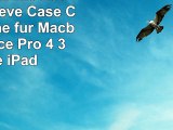 ProCase 12  129 Zoll Laptop Sleeve Case Cover Tasche für Macbook Surface Pro 4 3 Apple