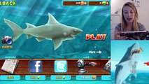 Hungry Shark Evolution- TRYING TO BEAT MY HIGH SCORE WITH A HUNGRY SHARK ON HUNGRY SHARK EVOLUTION!
