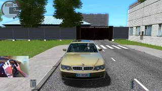 City Car Driving: BMW 760i Traffic Drive w/ wheelcam - Big Luxury for cheap