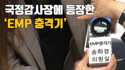 [자막뉴스] EMP 충격기에 생존배낭까지...국정감사 이색 소품들 / YTN