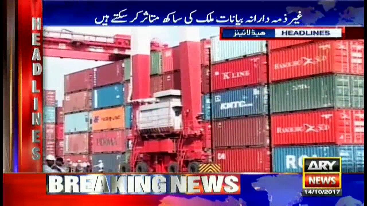 Headlines 1000 14th October 2017